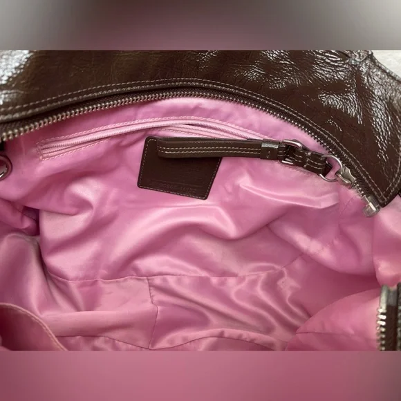 Vintage Design Coach Madison Geometric brown bag Nr.14133 - Picture 11 of 13